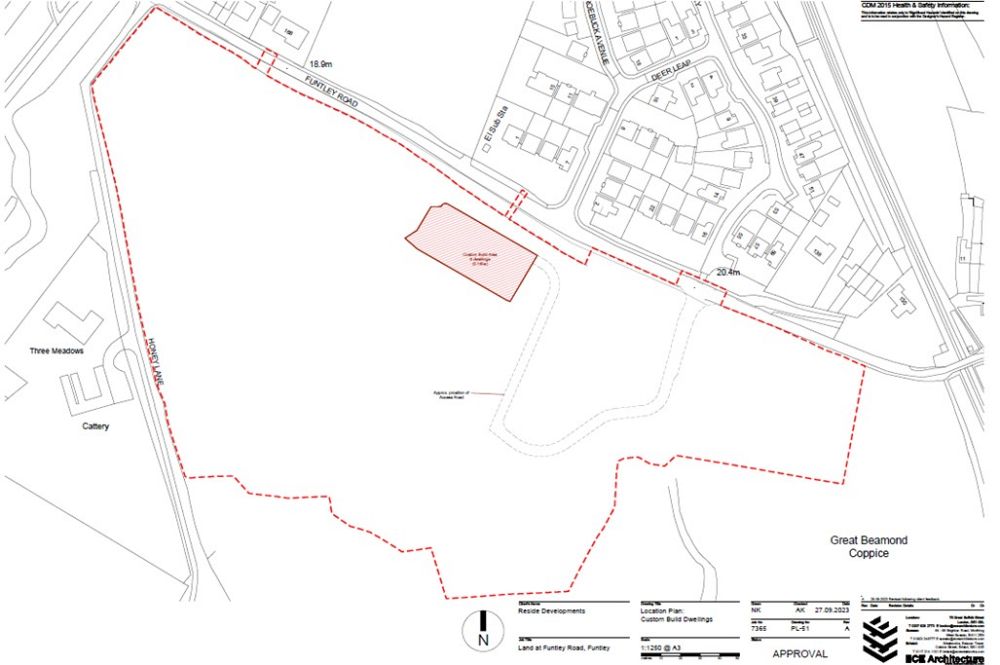 Expressions of interest for Custom Build Opportunity - land south of Funtley Road, Funtley, Fareham PO15 6DL